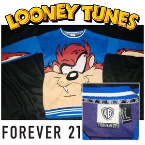 Forever 21 Tasmanian devil taz WB sweater shirt M